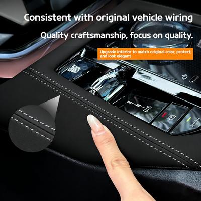 For BMW X3 G45 2025 The Central Control Gear Panel Gear Position Stitching Is Covered with a Sponge To Protect the Car Interior