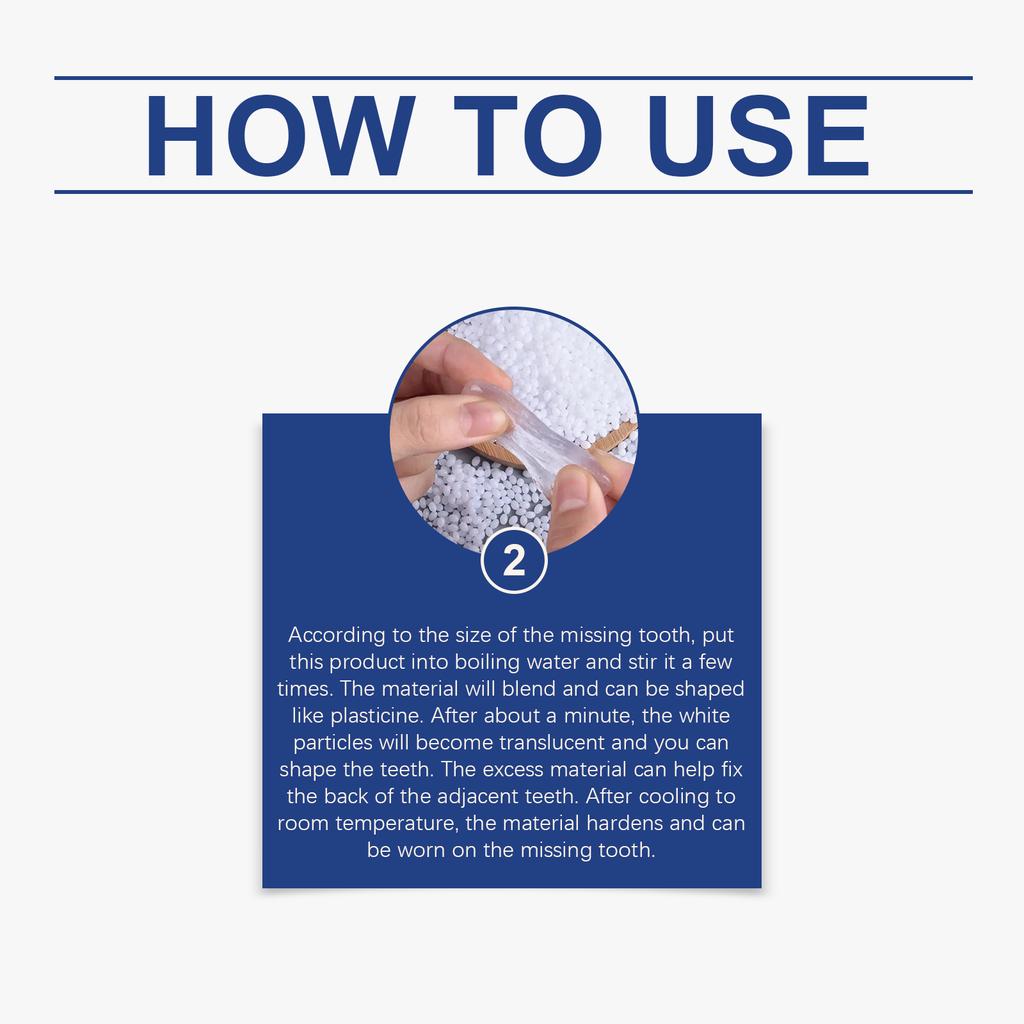 Resin Tooth Repair Glue Shapeable Teeth Gaps Filling Solid Glue Temporary Tooth Repair Safe DIY Emergency Dental Supplies 2028