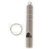 1Pcs Pure Titanium Single-Barrel Whistle With Cord Outdoor Portable Emergency Survival Camping Hiking Exploring Camping Whistle