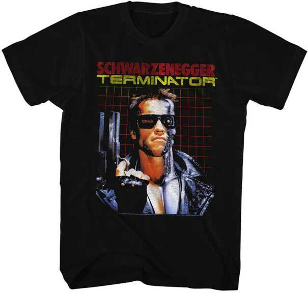 The Terminator Movie Schwarzenegger 45 Longslide Laser Sight Men s T Shirt XXXL