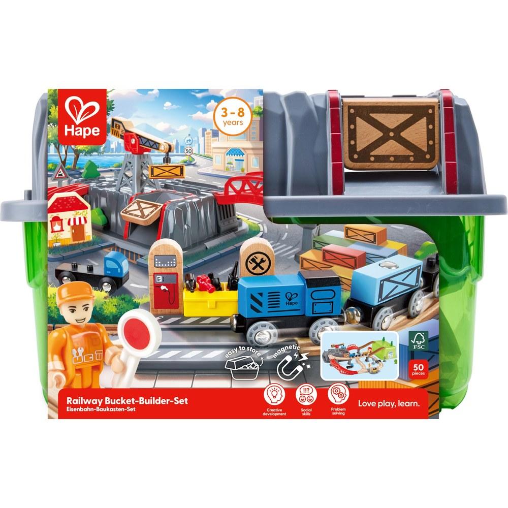 Hape Toy Storage Box Rail Set E3764 for Ages 3 and Up