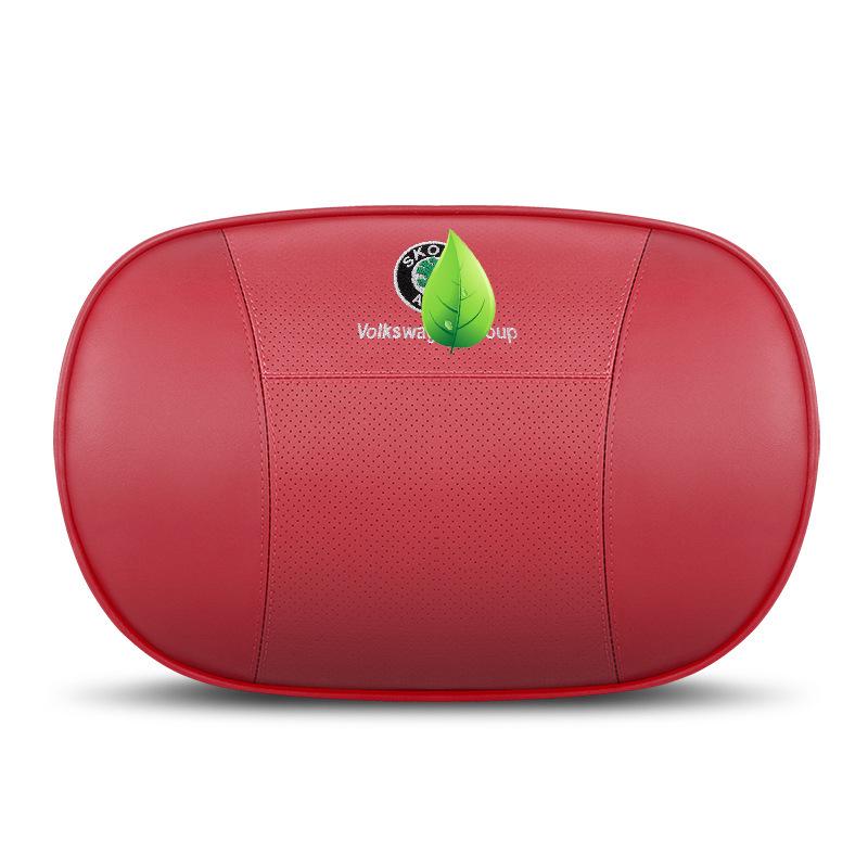 

Skoda Car Memory Foam Headrest Cushion - Neck Protection and Lumbar Support Pillow