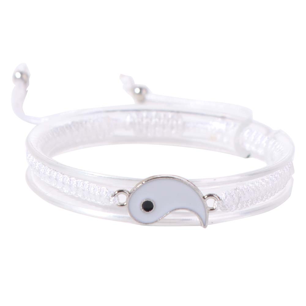 1 Pair Bagua Taichi Friend Bracelet Yin and Yang Taichi Hand Rope Taichi Bracelets Birthday Gift