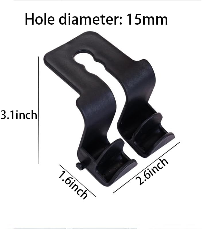 2pcs Multi - Functional Hook Set for Most Vehicles General Motors Seat Backrest, Basic