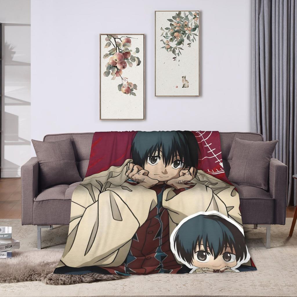 Yoichi Nagumo Sakamoto Days Blanket Quality Soft Throw Blanket Winter Travel Outdoor Pattern Bedspread