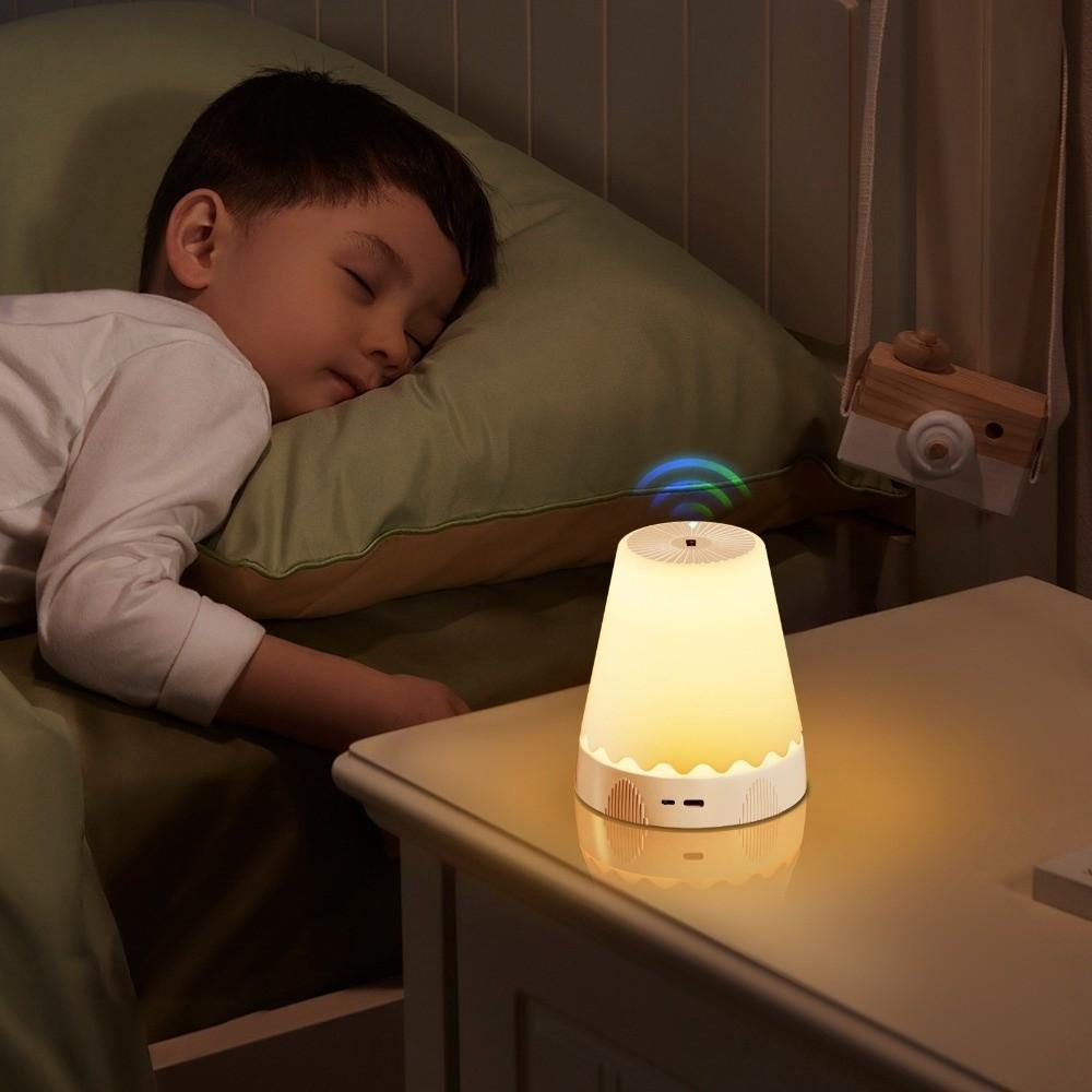 Rechargeable RGB LED Night Lamp Gesture Control Adjustable Hand Gesture Sensor Light Home Decor Creative Atmosphere Light