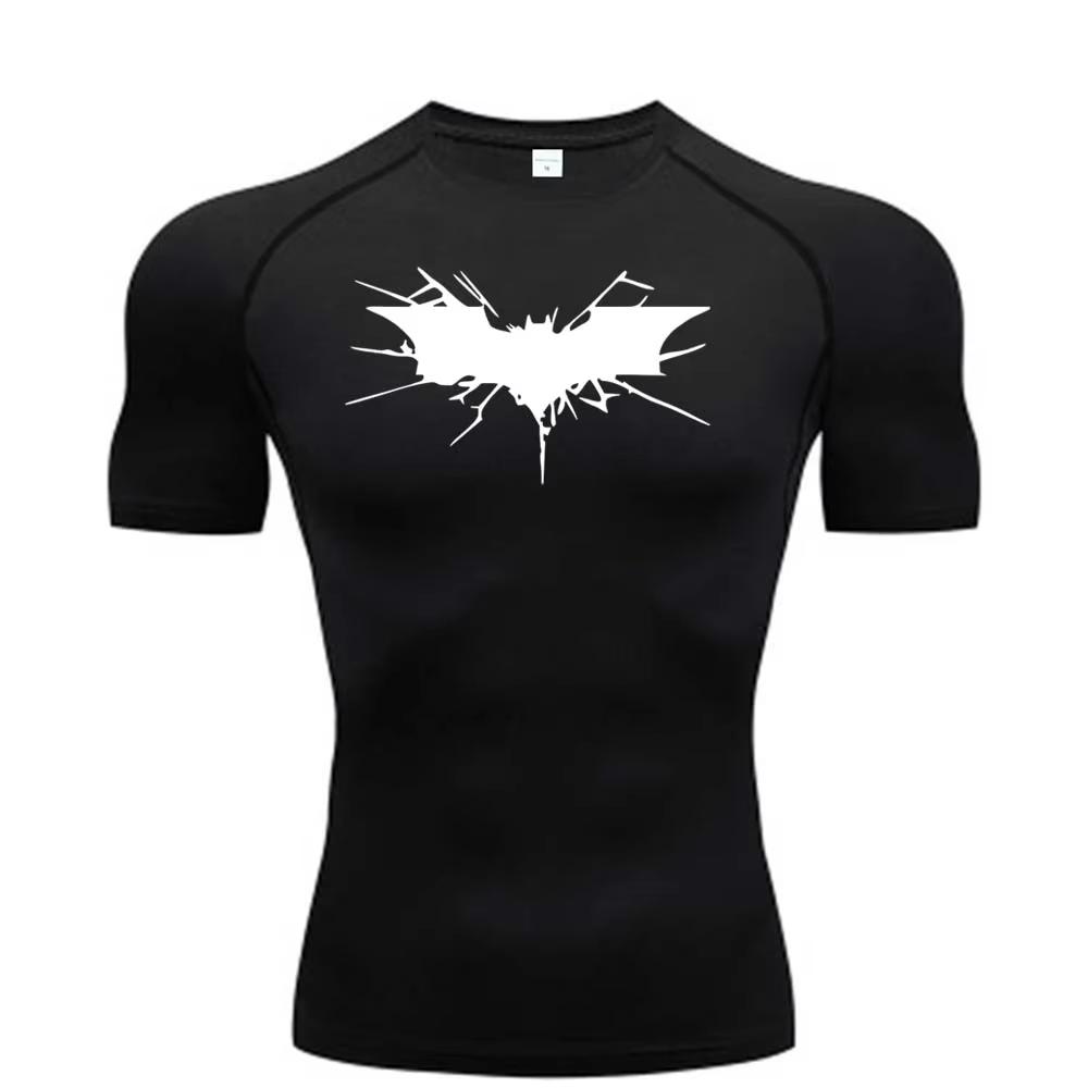 Art Bat Compression Shirt Men's Sprint Step T-shirt Fitness Sport Top Quick Dry Fitness Sportswear Bodybuilding Clothing RL00101