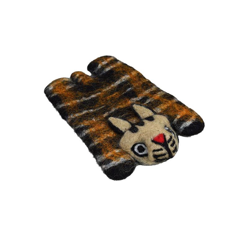 1 ks Podložka pod sklenici Ručně vyrobená Zvířecí prostírání Dekorace na kuchyňský stůl Podložka pod hrnek na kávu Roztomilá Vlněná plsť Vánoční dárek Dekorace na stůl