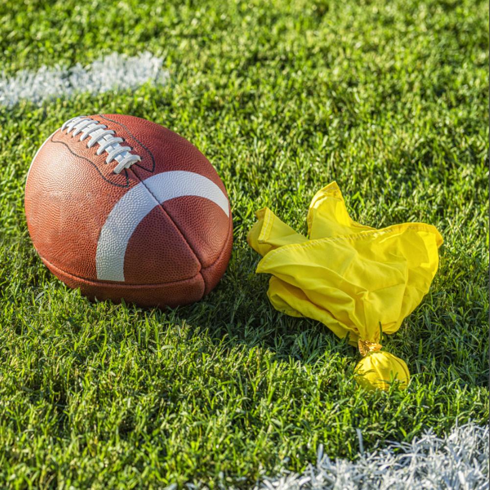 Football Penalty Flag Polyester Cloth Football Challenge Flags Football Flags for Football Games Party Accessory
