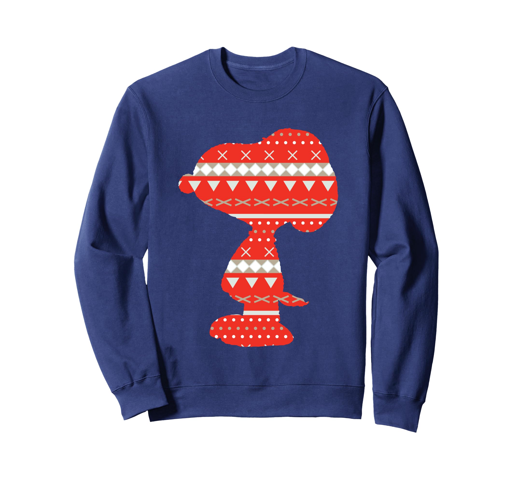 

PEANUTS Snoopy Red Pattern Silhouette Sweatshirt