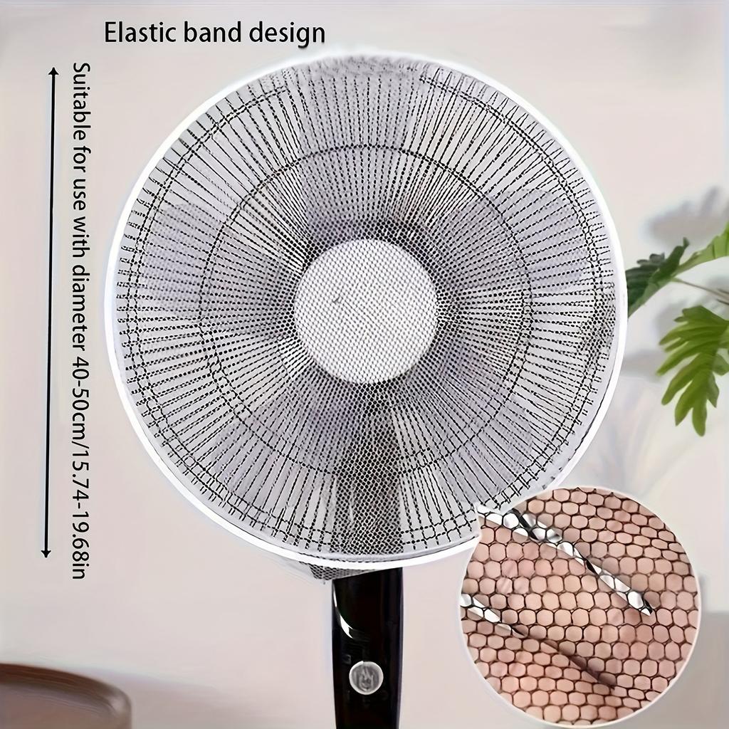 Removable Dust Cover for Fans - Net with Finger Protection, Improves Air Quality for Fans in Homes And Offices