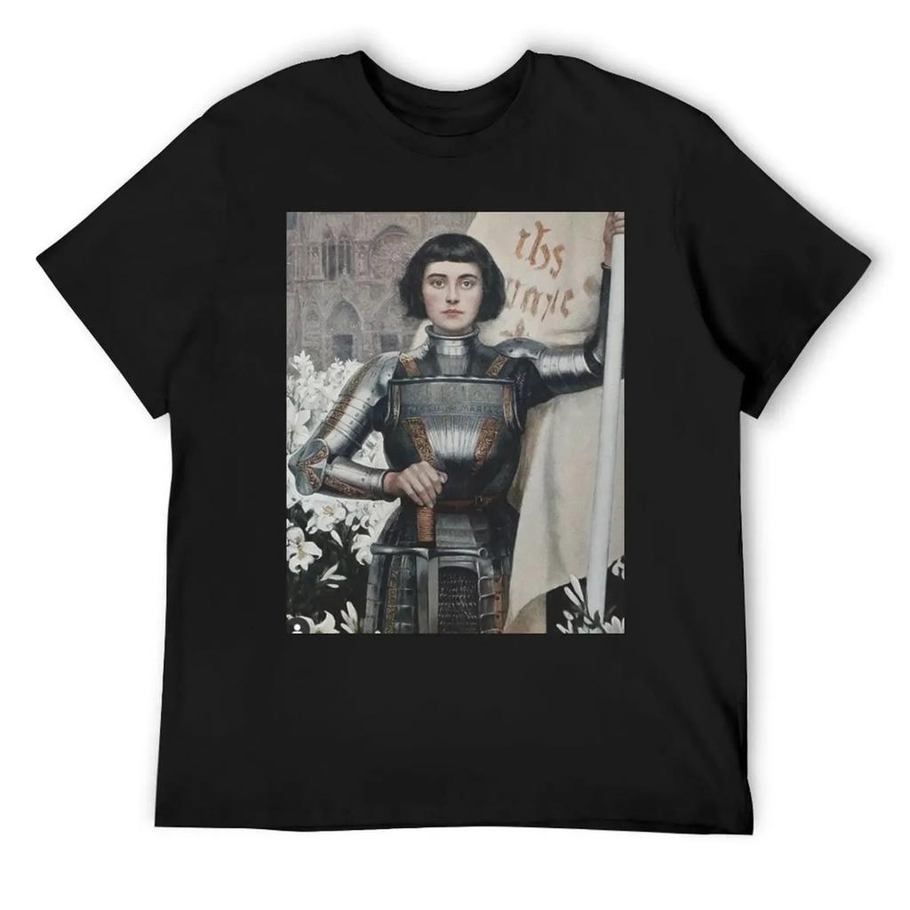 T-shirt Giovanna d'Arco t-shirt meme divertenti blue lock top estivo t-shirt slim fit da uomo