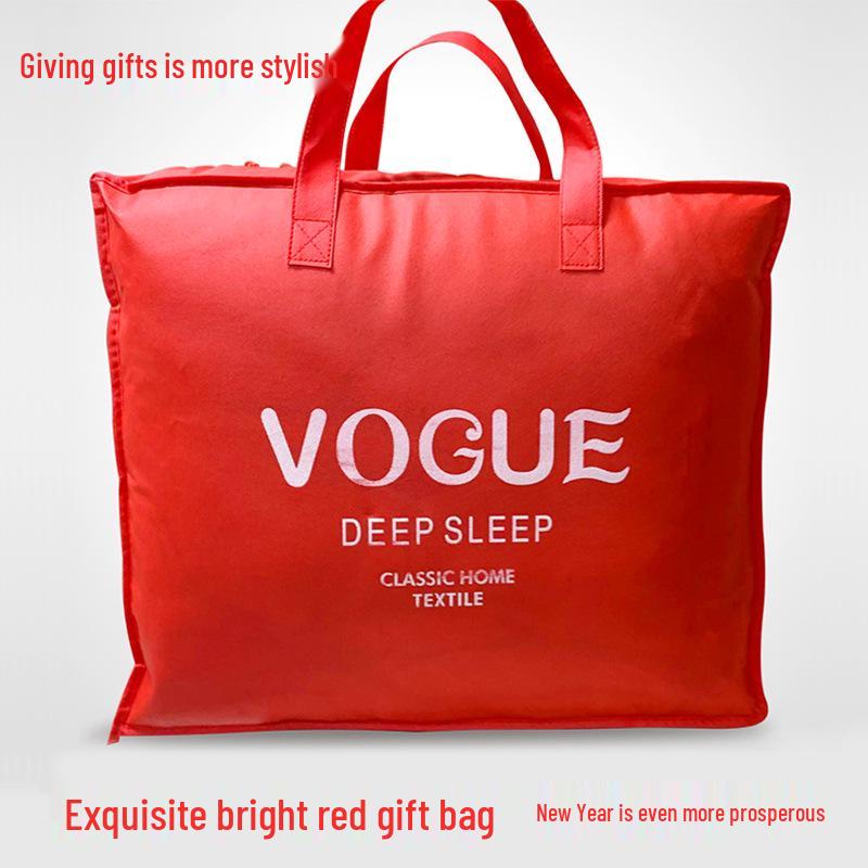 Camel Wool Winter Quilt - Thick, Warm, Double Layer, 10 Jin Cotton & 8 Jin Wool Core