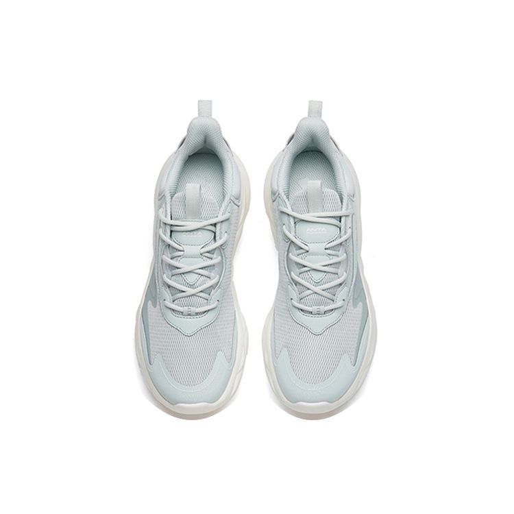 Anta Mian Mian Tan 2 Gel Technology Low Top Running Shoes Women sneaker White Gray Green 922215535-4