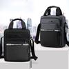 Men's Business Shoulder Bag Fashion Casual Solid Color Large Capacity High Quality Oxford Cloth Waterproof Multifunctional Bag