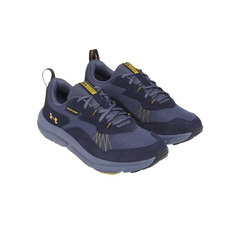 Under Armour Charged Verssert 2 Midnight Navy Campus Gold Men Sneakers Blue Downpour-Grey 3027178-044
