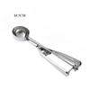 Baking Ice Cream Scoop Kitchen Tools Stainless Steel Spring Handle Mashed Potato Watermelon Ball Spoon Home Kitchen Accessories