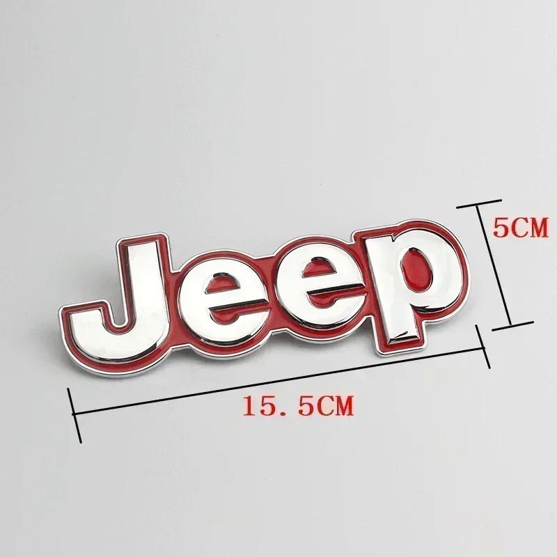 Auto Rear Trunk Badge Body Sticker Fender Side Decal for Jeep Wrangler Grand Cherokee Compass Renegade Patriot Rubicon Liberty