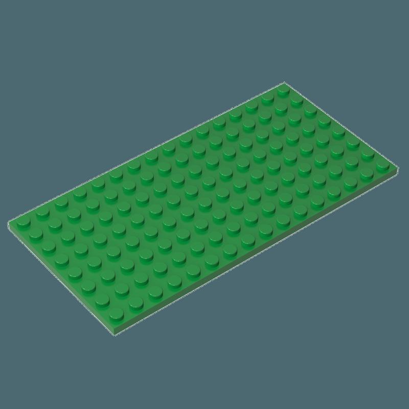 50g Small Particle Building Blocks: 8x16 Thin Plate Brick Accessories