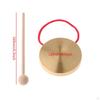 Mini Gong con Bacchetta Piccolo Strumento a Percussione Leggero per Insegnanti