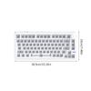 LS02 Mechanical Keyboard Kit Convenient Switches Replacement 3Modes BT5/2.4Ghz/UsbC Hot swappable Backlights