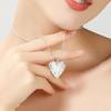 Copper Po Frame Pendant Necklace  Snake Chain For Woman Charm Wedding Fashion Jewelry
