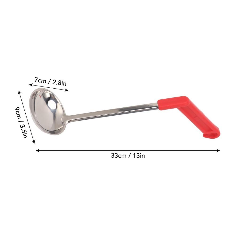 

304 Steel Cooking Ladle Polished Kitchen Spoon Dishwasher Safe Soup Spoon Home Cooking 5CL