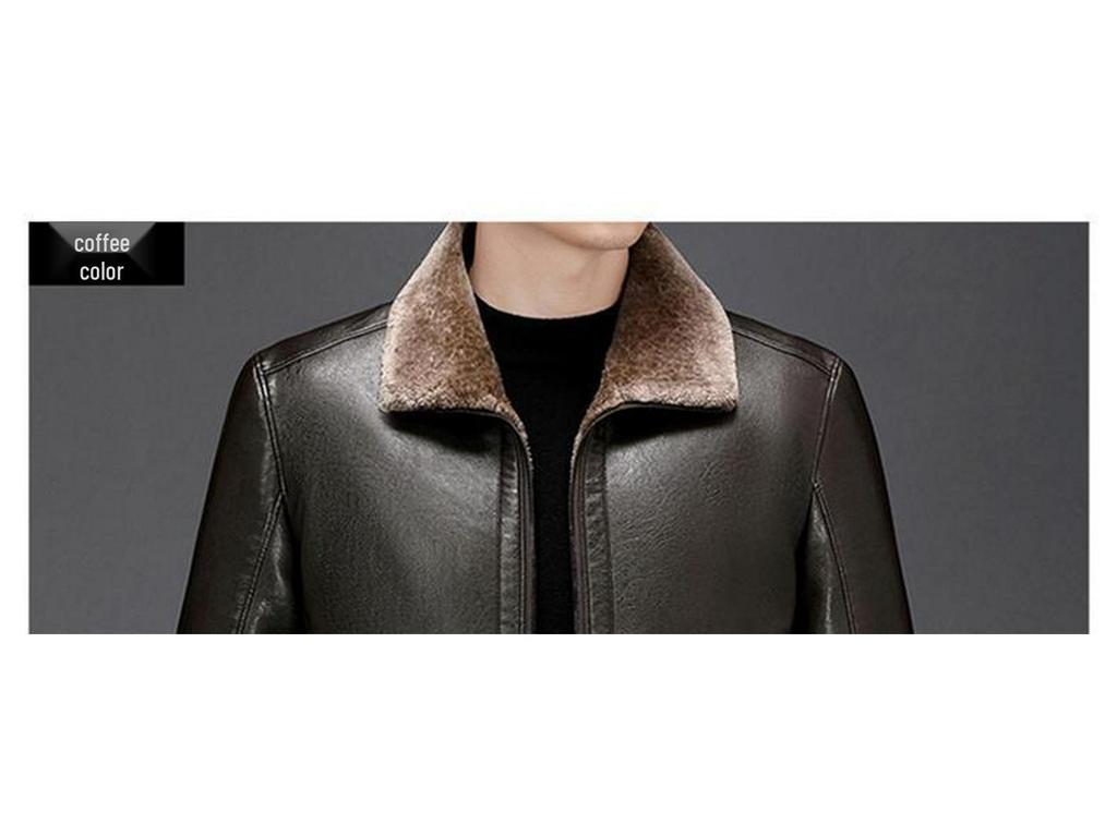 High-Quality Autumn & Winter Large Size Leather & Fur Jacket for Men