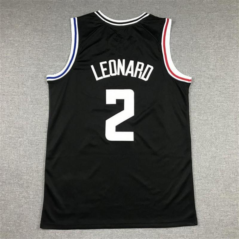 Mens Basketball Jersey LA Clippers Kawhi Leonard 2 Paul George 13 Embroidered Sportswear Cotton Blend Team Uniform