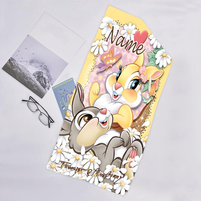 1pc Bambi2 Beach Towel with Custom Name, Beach/Swimming/Bath/Picnic/Camping Towel, Suitable for Seaside Beaches