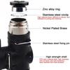 BUC-6 Black Pneumatic Quick Coupling Manual Valve Steering Switch Manual Ball Valve Air Hose 4 6 8 10 12mm