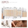 30-Piece Polymer Clay and Pottery Tool Set for Sculpture and Carving