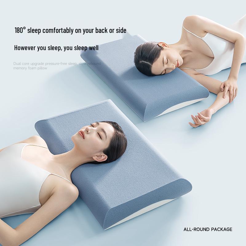 Slow Rebound Deep Sleep Memory Foam Pillow with Neck Support