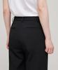 MUSINSA STANDARD WOMAN Women'S Pin-Tuck Straight Hidden Banding Slacks [Black]
