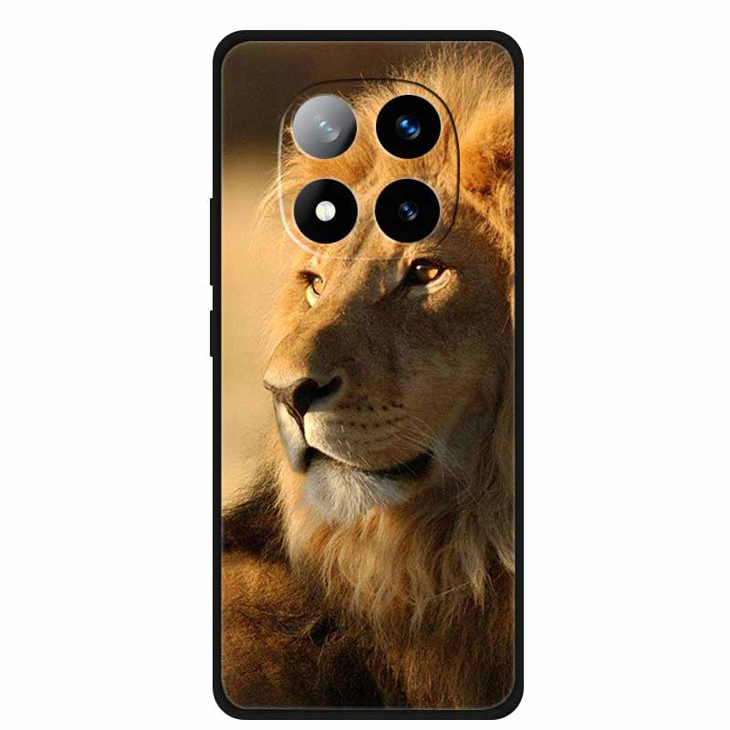 For Xiaomi Redmi Note 14 Pro 5G Case Note14 Pro Plus+ Cartoon Soft TPU Silicone Wolf Lion Cover for Redmi Note 14 Pro Case Coque