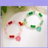 Heart Magnetic Pendant Bracelets For Couples With Glass Beads Handmade For Gift