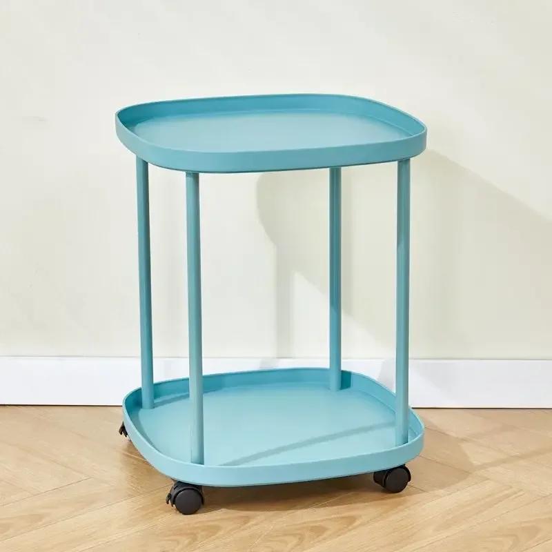 Small Movable Tea Table Bedside Tatami Tea Table Sofa, Coffee Tea Table, Small Side Table