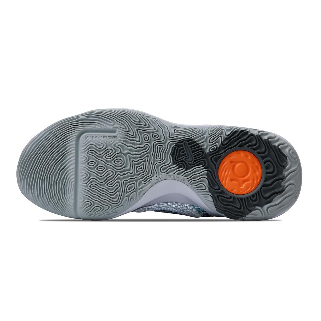 Nike KD Trey 5 IX Cushioning Abrasion Resistant Impact Resistant Super Light Mid top Basketball Shoes Unisex Light Gray CW3402-011(Team529-)