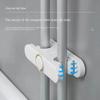 Multi-functional Self-Adhesive Mop Holder Wall Mounted Storage Rack with Dual-Side Broom Organizer for Home and Kitchen