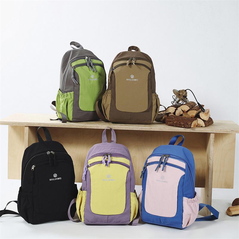 Outdoor Unisex Lightweight Backpack Large Capacity Student Schoolbag