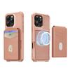 Detachable Wallet Case for iPhone 16e 16 15 14 Plus 13 12 11 Pro Max XR, Magnetic Wireless Charging, Shockproof Flip Card Holder