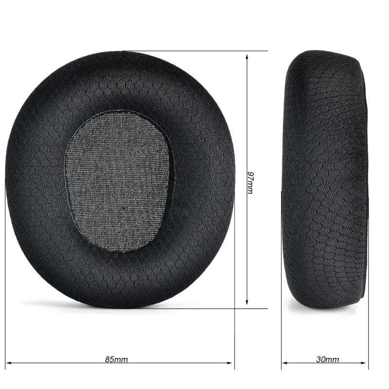 Breathable Headphone Ear Pads Sweat Resistant Design Extended Gaming Hour for Dedicated Model Spare Ear Cushions