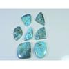 256Cts. Natural Shattuckite Fancy Cabochon Loose Gemstone 07 Pcs Lot 33-38MM C-519