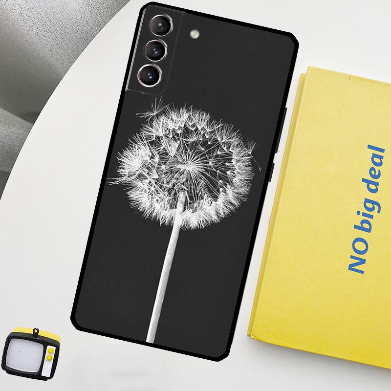 Dandelion Phone Case For Samsung Galaxy S25 S24 Ultra S20 S21 S22 S23 Plus S9 S10 S24 FE S25 FE Cover