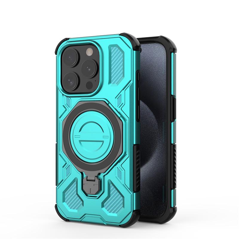 Magnetic Armor Case For iphone 15 Pro Cases apple iphone 15 Pro iphone 15 Pro Max Cover Magsafe Wireless Charging Phone Cover