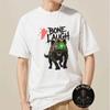 Bone Laugh Demon Hyena Tees Horror Graphic Art With Glowing Eyes T-Shirt