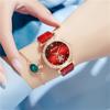 Set Bracciale Orologio al Quarzo da Donna con Dettagli in Strass Quadrante con Pendente a Stella e Cinturino a Catena Regolabile Adatto per l'Uso Quotidiano