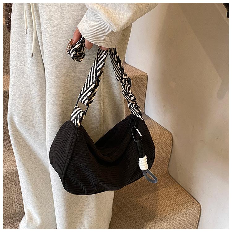 New Women's Bag, Corduroy Pillow Bag Beauty.