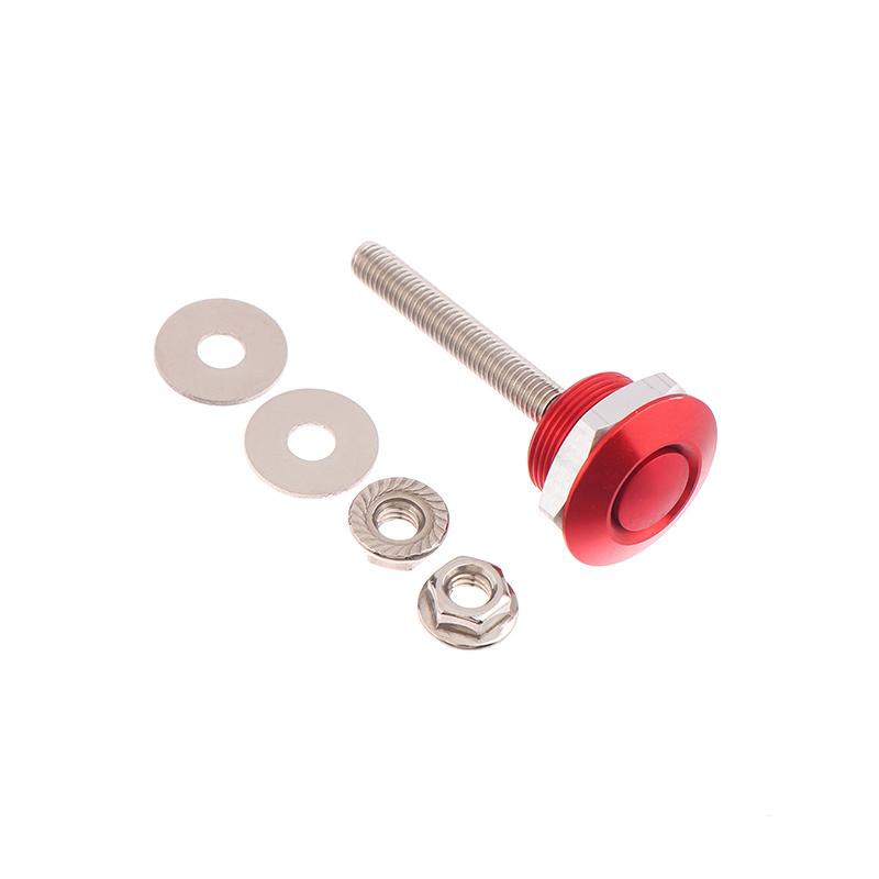 Universal 25Mm Car Push Button Bonnet Hood Pin Lock Clip Kit Quick Release Latch Engine Bonne Exterior Parts