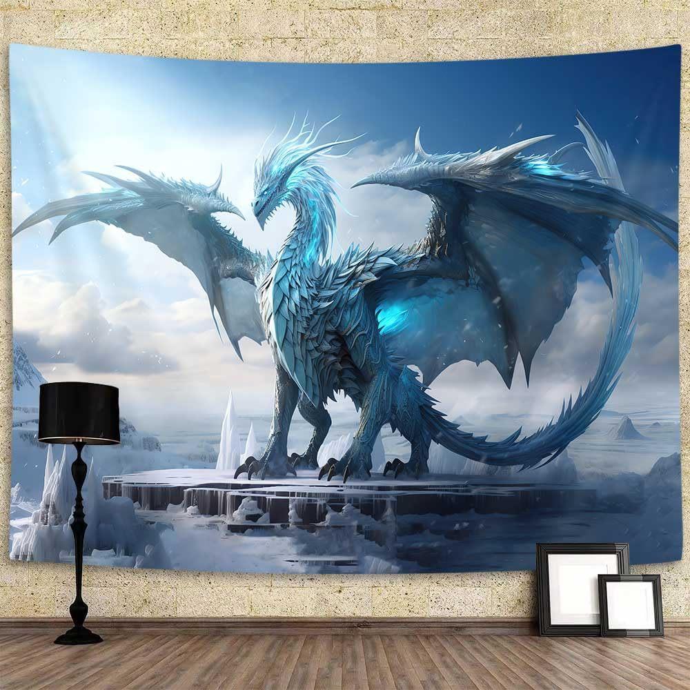 Purple Giant Dragon Tapestry 75x100 чёрный